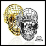 Bague Tête de Mort Design (Acier)