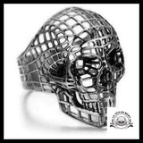 Bague Tête de Mort Design (Acier)
