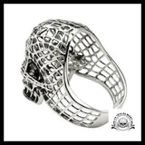 Bague Tête de Mort Design (Acier)