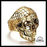 Bague Tête de Mort Design (Acier)