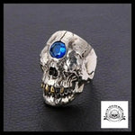 Bague Tête de Mort Diamant (Acier)