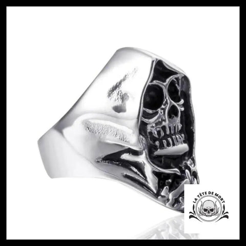 Bague Tête de Mort Faucheuse Gothique