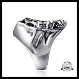 Bague Tête de Mort Faucheuse Gothique