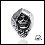 Bague Tête de Mort Faucheuse Gothique