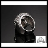Bague Tête de Mort Femme (Acier)
