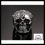 Bague Tête de Mort Femme (Acier)
