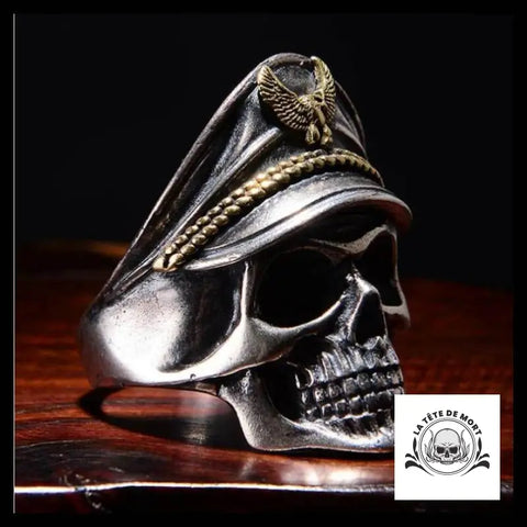 Bague Tête de Mort Général Allemand