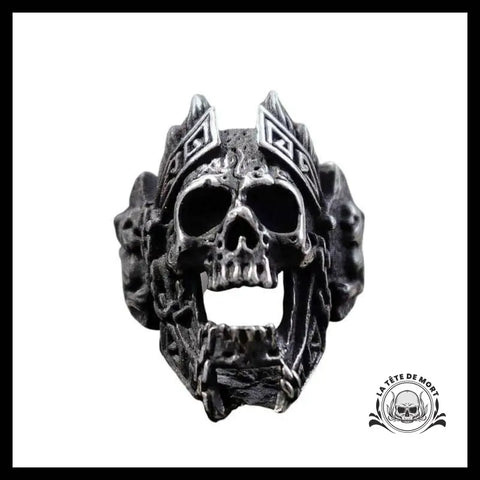 Bague Tête de Mort Guerrier