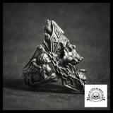 Bague Tête de Mort Guerrier