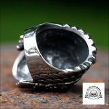 Bague Tête de Mort Guerrier Indien