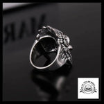 Bague Tête de Mort Indien (Acier)