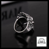 Bague Tête de Mort Indien (Acier)