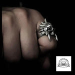 Bague Tête de Mort Indien Tribale