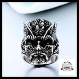 Bague Tête de Mort Marcheur Blanc