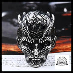 Bague Tête de Mort Marcheur Blanc