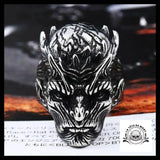 Bague Tête de Mort Marcheur Blanc