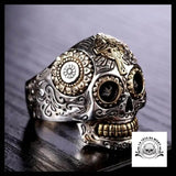 Bague Tête de Mort Mexicaine (Argent)