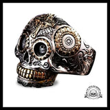 Bague Tête de Mort Mexicaine (Argent)
