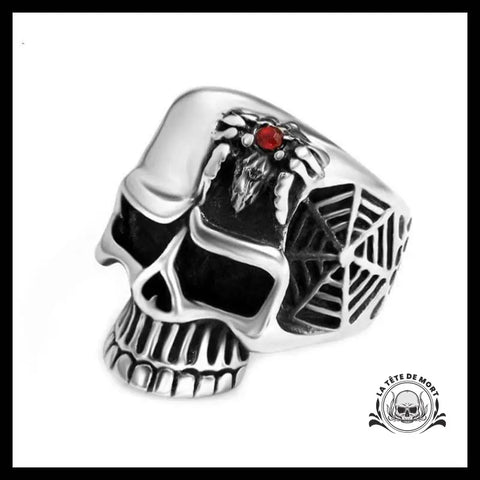 Bague Tête de Mort Mygale