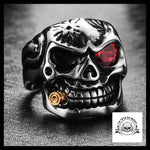 Bague Tête de Mort œil Du Diable