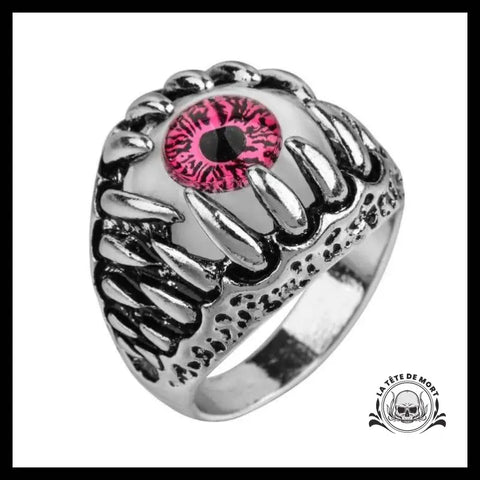 Bague Tête de Mort œil Humain