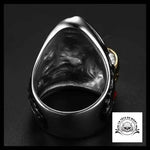 Bague Tête de Mort Or (Acier)