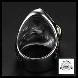 Bague Tête de Mort Or (Acier)