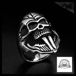 Bague Tête de Mort Originale (Acier)