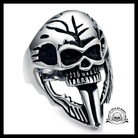 Bague Tête de Mort Originale (Acier)