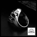 Bague Tête de Mort Originale (Acier)