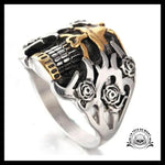 Bague Tête de Mort Piégée