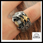 Bague Tête de Mort Piégée