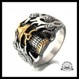 Bague Tête de Mort Piégée