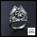 Bague Tête de Mort Pirate (Acier)