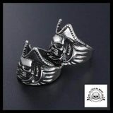 Bague Tête de Mort Pirate (Acier)