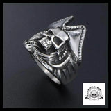 Bague Tête de Mort Pirate (Acier)