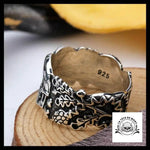 Bague Tête de Mort Pirate en Argent