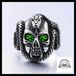 Bague Tête de Mort Python