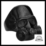 Bague Tête de Mort Radioactif
