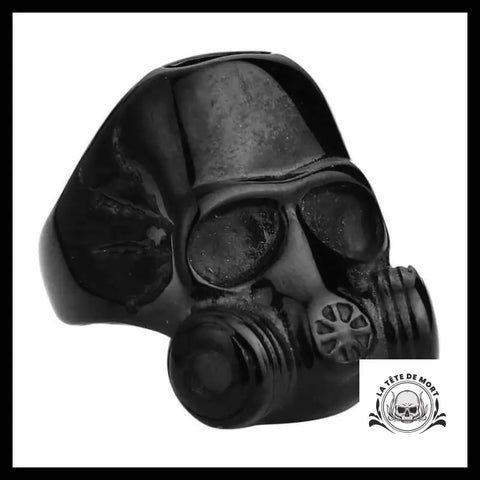 Bague Tête de Mort Radioactif