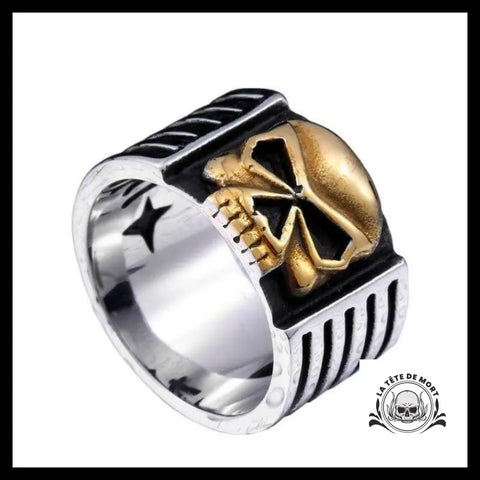 Bague Tête de Mort Regard Diabolique