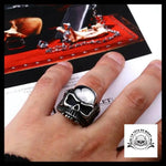 Bague Tête de Mort Revolver