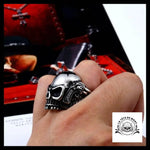 Bague Tête de Mort Revolver