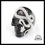 Bague Tête de Mort Serpent