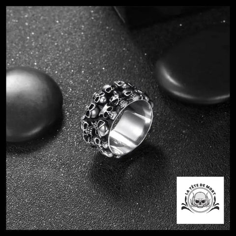 Bague Tête de Mort Style Gothique