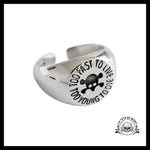 Bague Tête de Mort Toxique (en Argent)