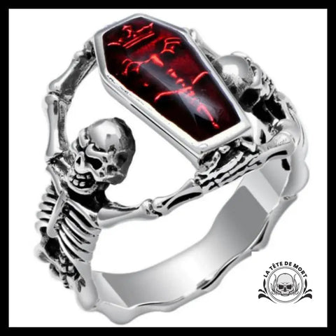 Bague Tête de Mort Vampire