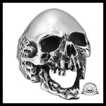 Bague Tête de Mort Vieillie