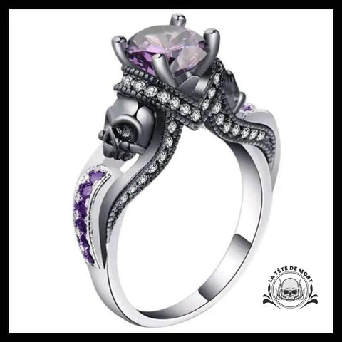 Bague Tête de Mort Violetta