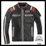 Blouson Biker Homme (Cuir)